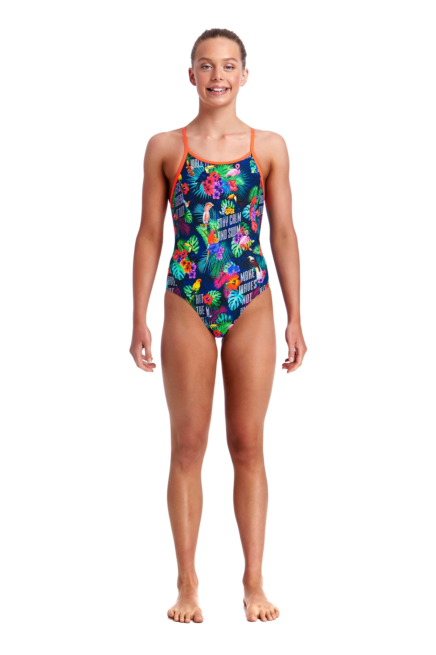 Funkita TROPIC TAG | GIRLS DIAMOND BACK ONE PIECE Girls Swimwear