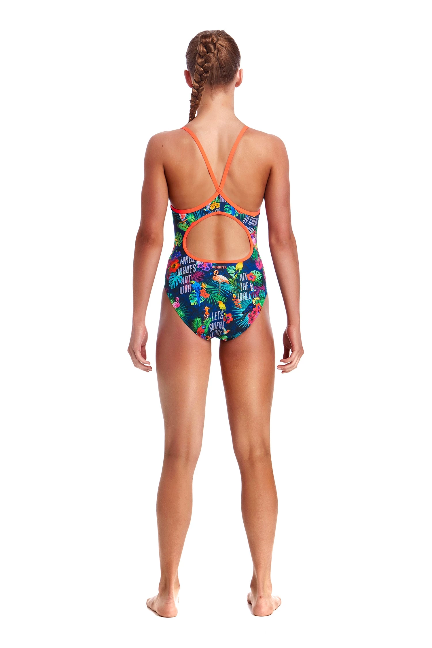 Funkita TROPIC TAG | GIRLS DIAMOND BACK ONE PIECE Girls Swimwear