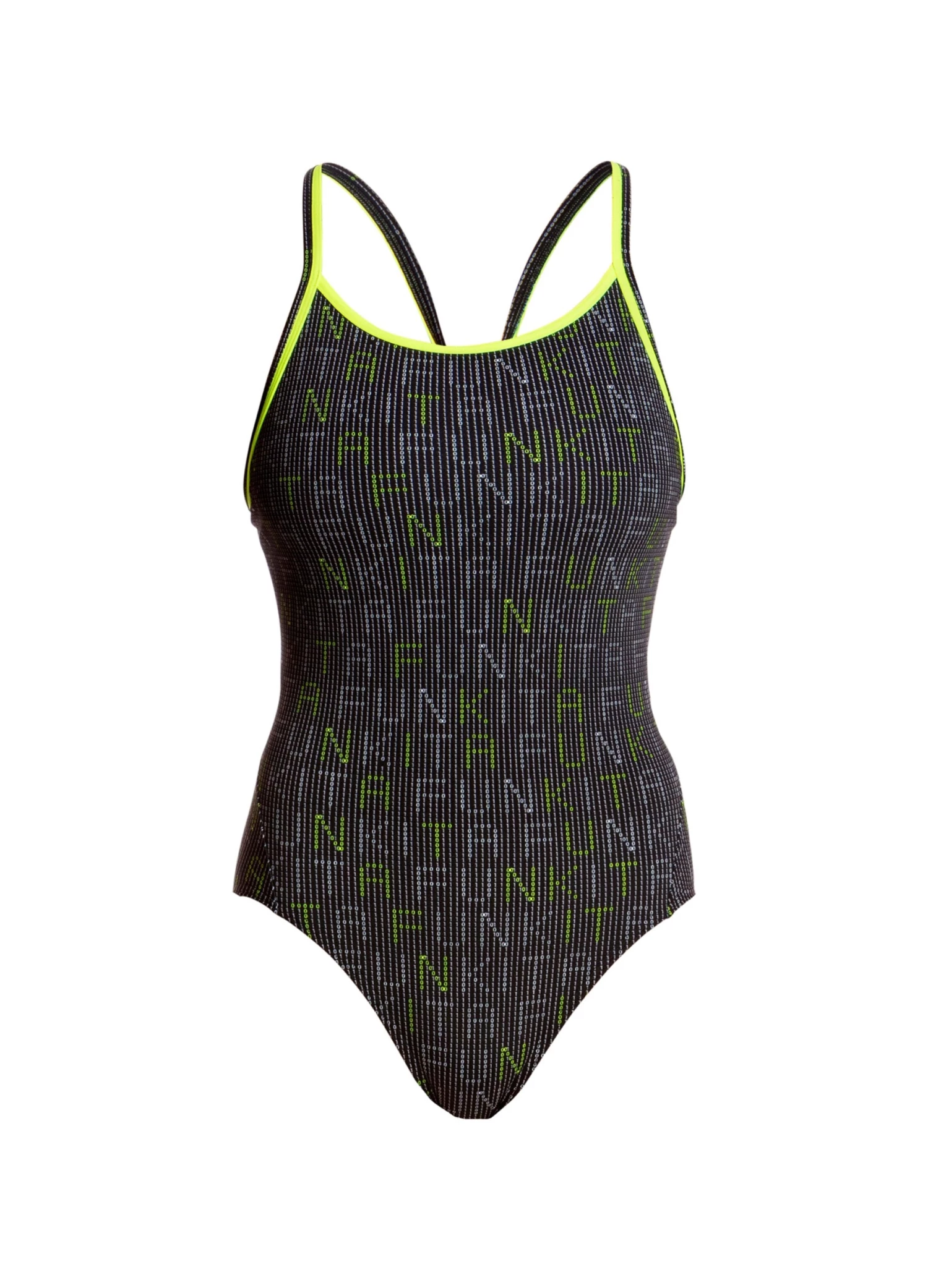 Funkita Women Swimwear BINARY BABE | LADIES DIAMOND BACK ONE PIECE