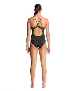 Funkita Women Swimwear BINARY BABE | LADIES DIAMOND BACK ONE PIECE