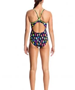 Funkita Women Swimwear FROSTY FRUITS | LADIES DIAMOND BACK ONE PIECE