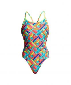 Funkita Women Swimwear PANEL POP | LADIES DIAMOND BACK ONE PIECE