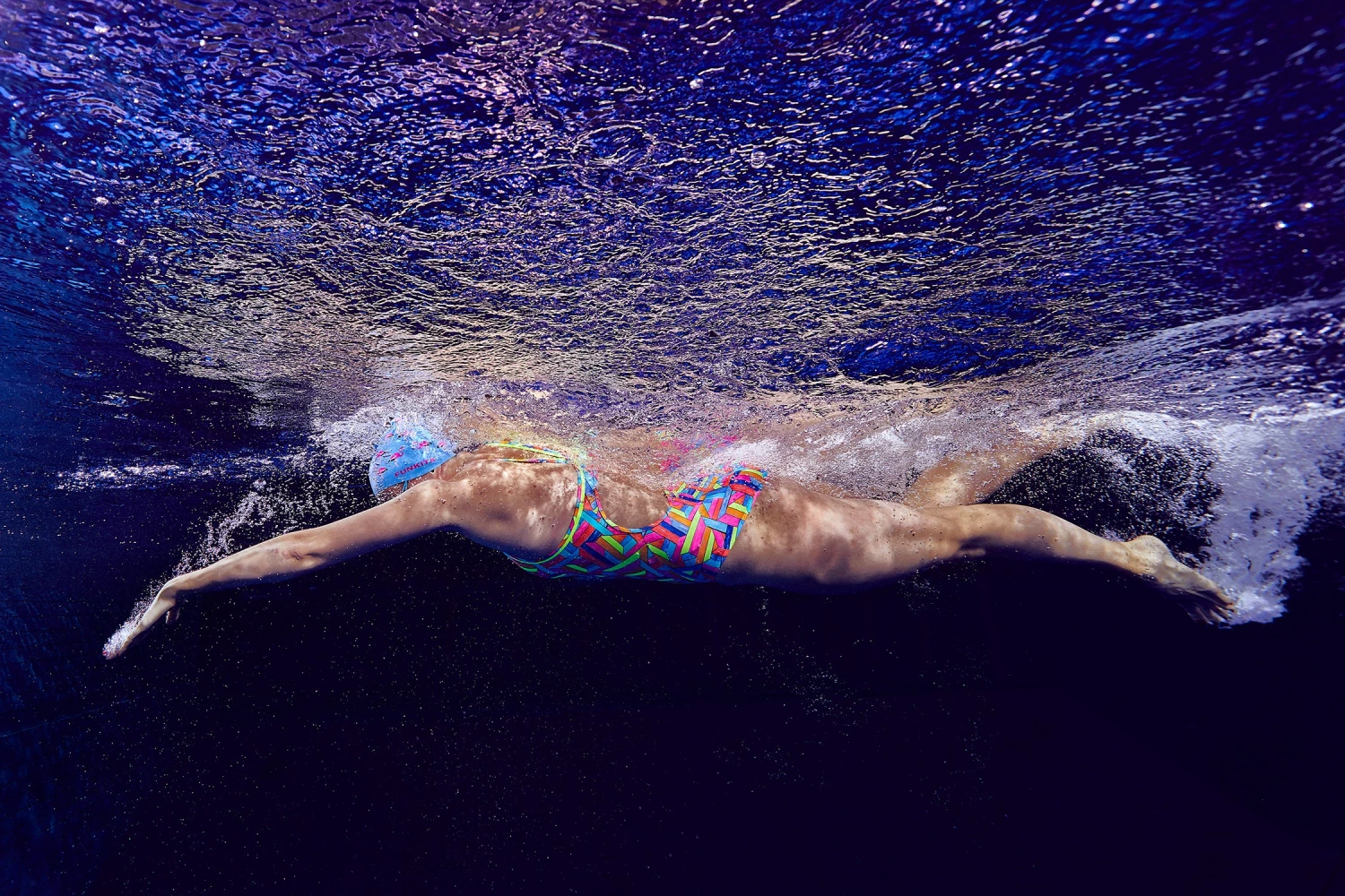 Funkita Women Swimwear PANEL POP | LADIES DIAMOND BACK ONE PIECE