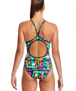 Funkita Paper Cut | Ladies Diamond Back One Piece