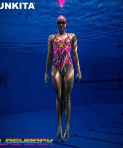 Funkita Girls Swimwear Pride Power | Girls Diamond Back One Piece