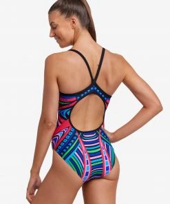Funkita Primal Night | Ladies Diamond Back One Piece Women Swimwear
