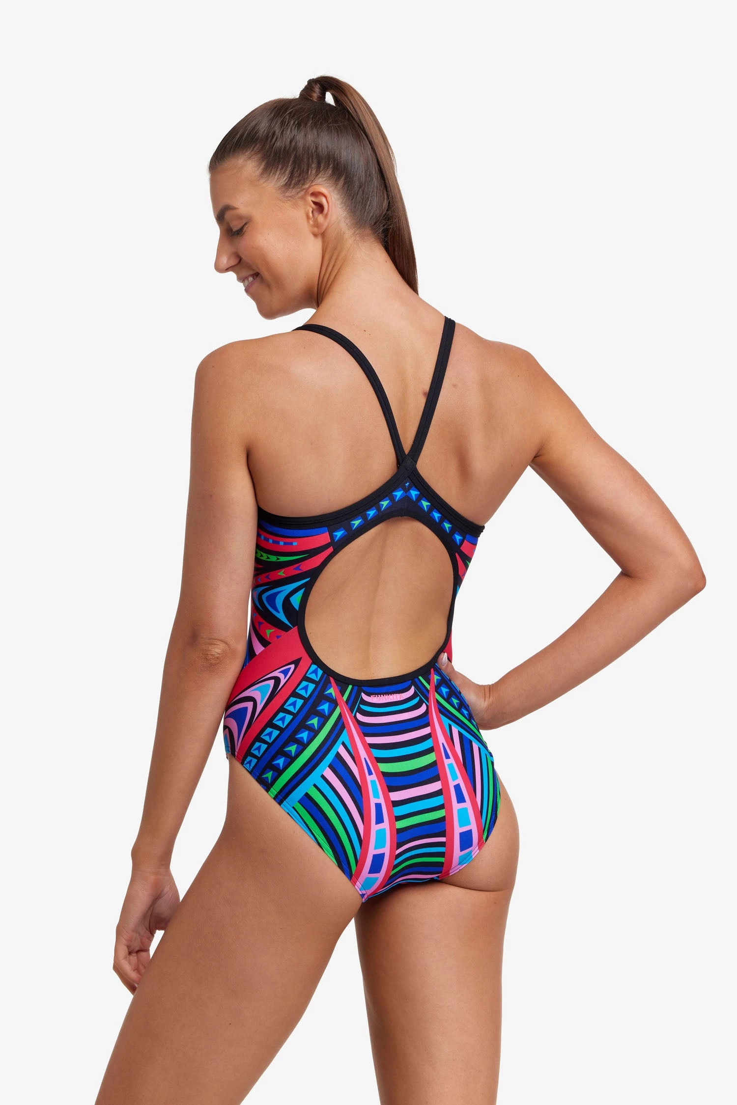 Funkita Primal Night | Ladies Diamond Back One Piece Women Swimwear