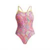 Funkita Women Swimwear Sugar Highs | Ladies Diamond Back One Piece