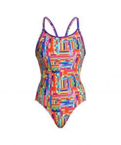 Funkita Top Spot | Ladies Diamond Back One Piece Women Swimwear
