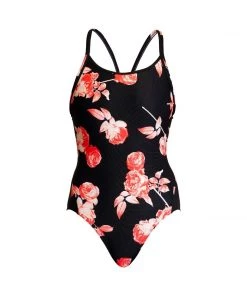 Funkita Rose Garden | Ladies Diamond Back One Piece Women Swimwear