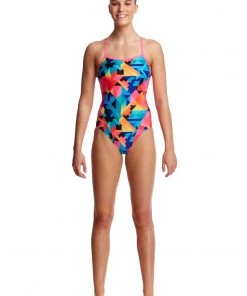 Funkita COLOUR BURST | LADIES SINGLE STRAP ONE PIECE Women Swimwear