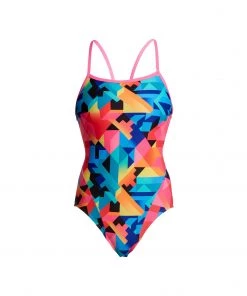 Funkita COLOUR BURST | LADIES SINGLE STRAP ONE PIECE Women Swimwear