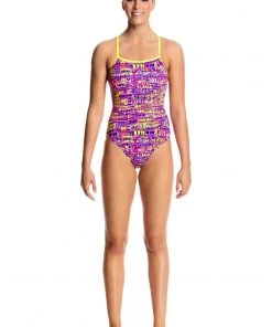 Funkita DOTTY DASH | LADIES SINGLE STRAP ONE PIECE Women Swimwear