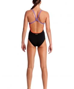 Funkita Women Swimwear DRIPPING | LADIES SINGLE STRAP ONE PIECE