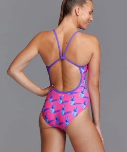 Funkita Women Swimwear Pine Time | Ladies Single Strap One Piece