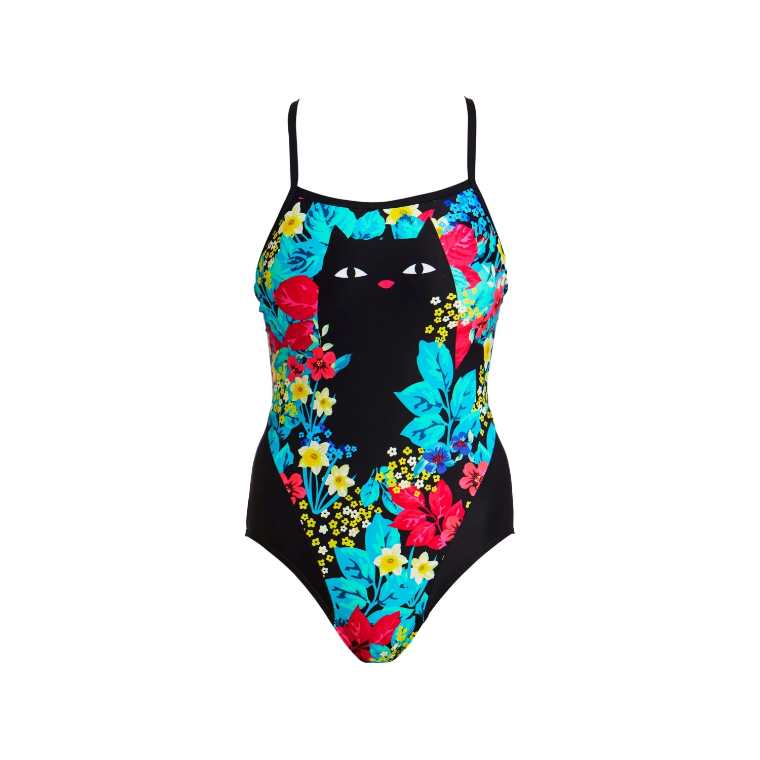 Funkita SCAREDY CAT | GIRLS SINGLE STRAP ONE PIECE Girls Swimwear