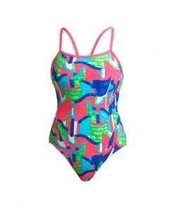 Funkita TEXTA TOWERS | LADIES SINGLE STRAP ONE PIECE Women Swimwear