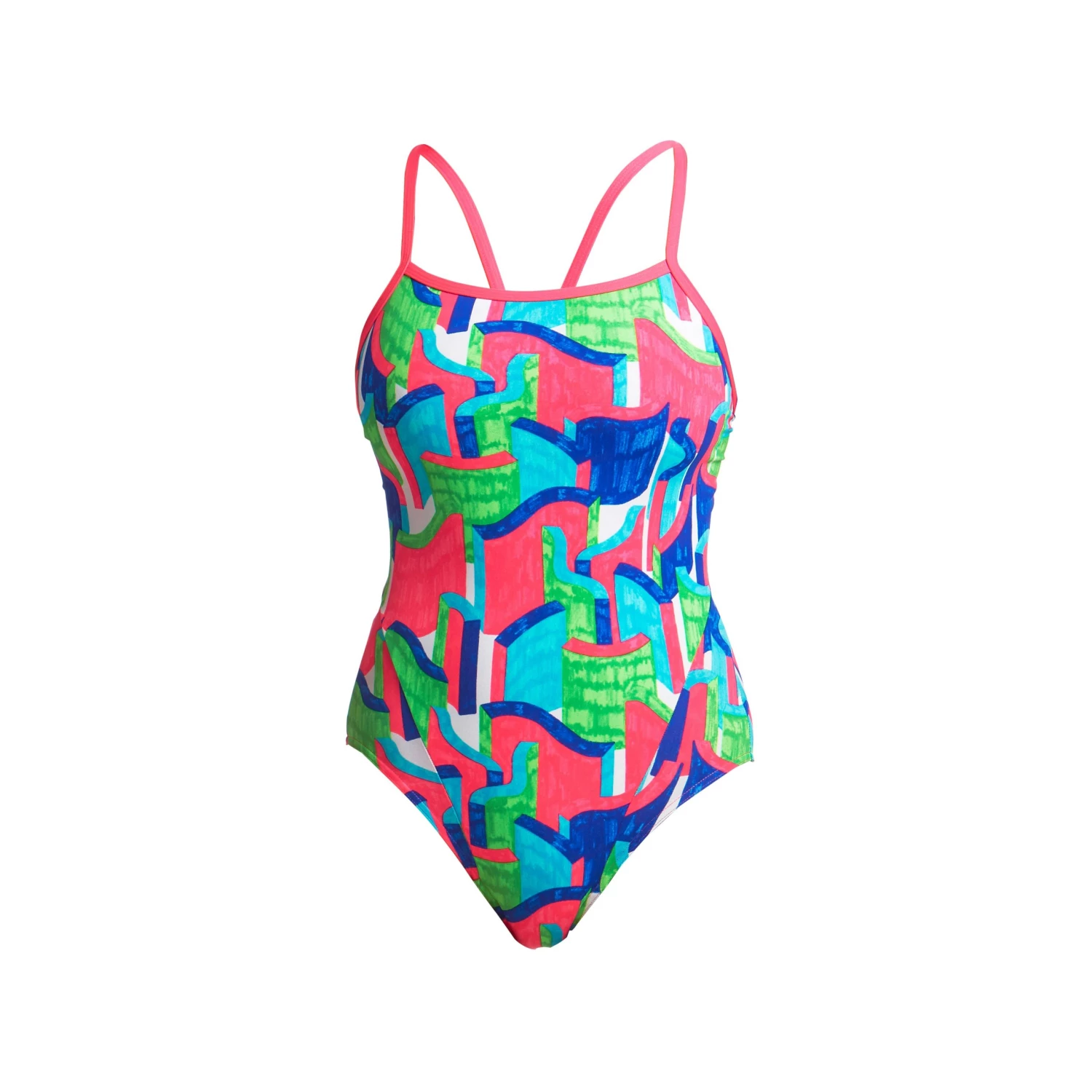 Funkita TEXTA TOWERS | LADIES SINGLE STRAP ONE PIECE Women Swimwear