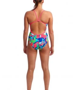 Funkita TEXTA TOWERS | LADIES SINGLE STRAP ONE PIECE Women Swimwear
