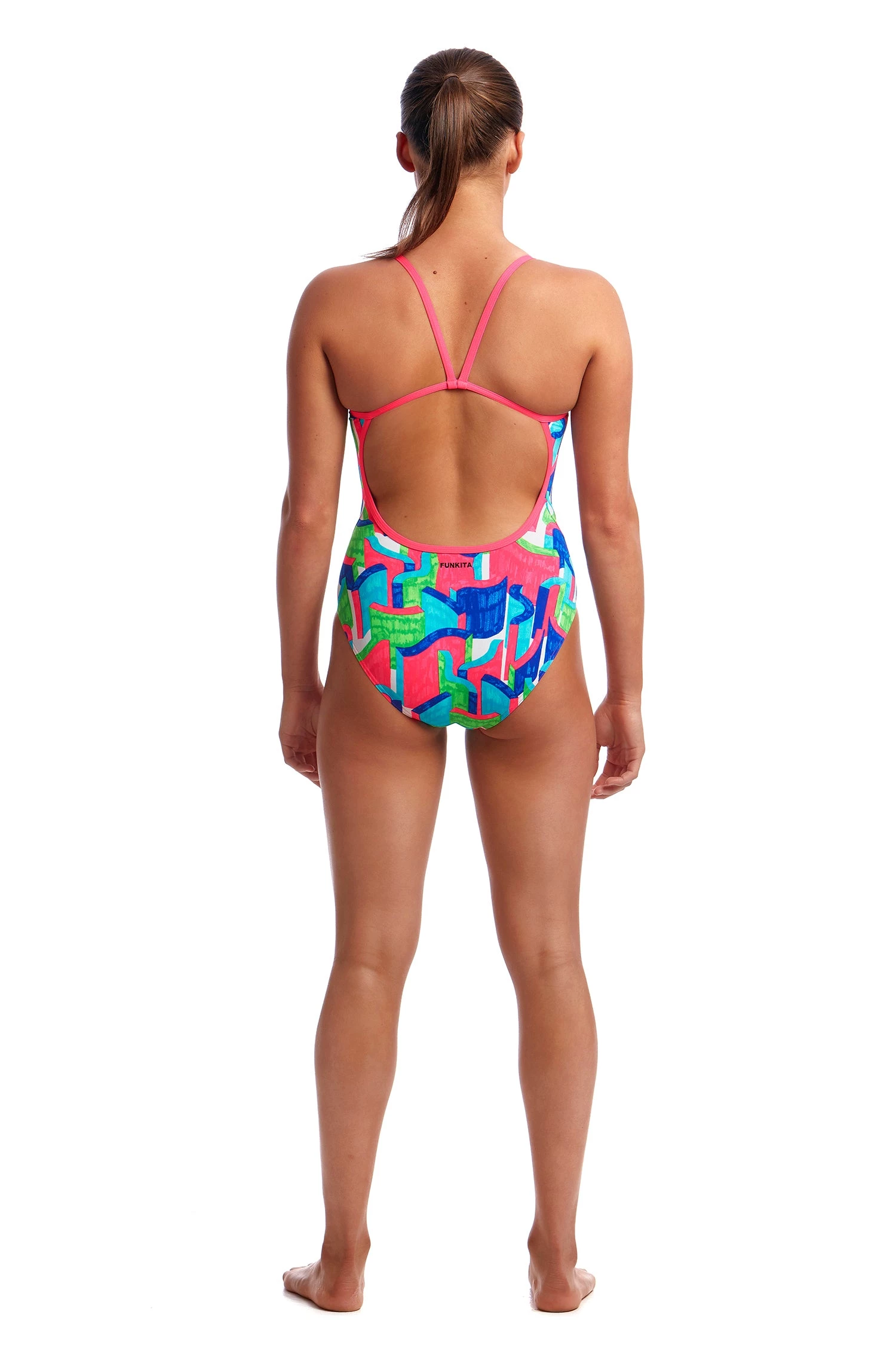 Funkita TEXTA TOWERS | LADIES SINGLE STRAP ONE PIECE Women Swimwear