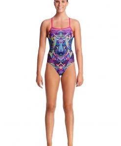 Funkita Women Swimwear WOLF PACK | LADIES SINGLE STRAP ONE PIECE