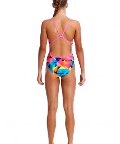 Funkita Girls Swimwear COLOUR BURST | GIRLS SINGLE STRAP ONE PIECE