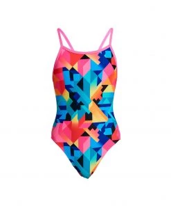 Funkita Girls Swimwear COLOUR BURST | GIRLS SINGLE STRAP ONE PIECE