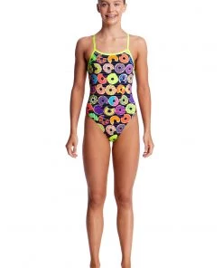 Funkita DUNKING DONUTS | GIRLS SINGLE STRAP ONE PIECE