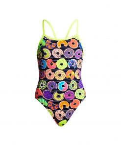 Funkita DUNKING DONUTS | GIRLS SINGLE STRAP ONE PIECE