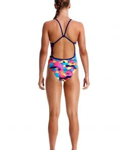 FUNKITA Girls Swimwear MAD MIST | GIRLS SINGLE STRAP ONE PIECE
