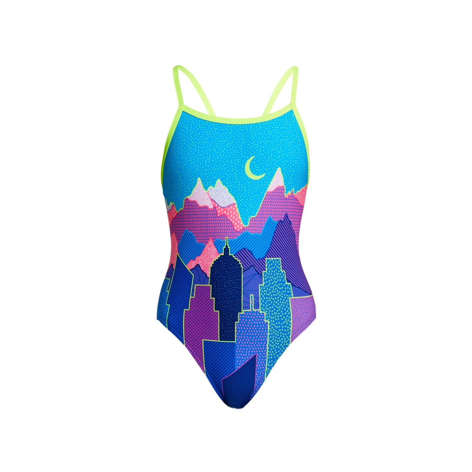 Funkita Girls Swimwear METROPOLIS | GIRLS SINGLE STRAP ONE PIECE