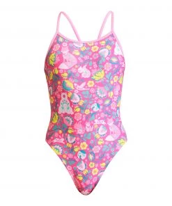 Funkita Nursery Rhyme | Girls Single Strap One Piece Girls Swimwear