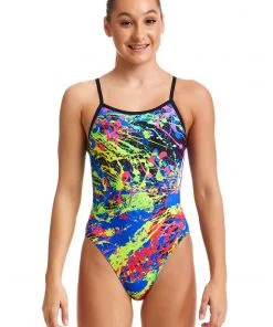 Funkita Girls Swimwear Paint Smash | Girls Single Strap One Piece