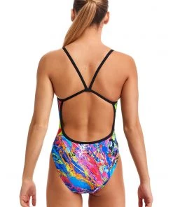 Funkita Girls Swimwear Paint Smash | Girls Single Strap One Piece