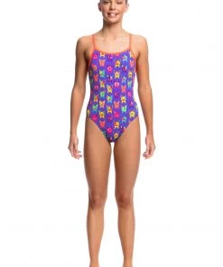Funkita POOCH PARTY | GIRLS SINGLE STRAP ONE PIECE Girls Swimwear