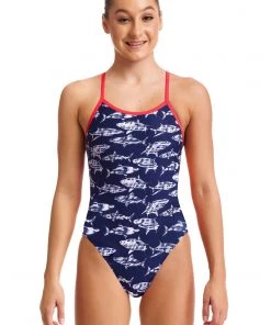 Funkita Girls Swimwear Rompa Chompa | Girls Single Strap One Piece