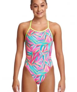 Funkita Girls Swimwear Snuggle Pie | Girls Single Strap One Piece
