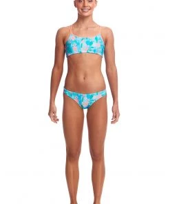Funkita PASTEL PARADISE | GIRLS CRISS CROSS TWO PIECE Girls Swimwear