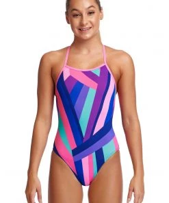 Funkita Berry Beam | Girls Strapped In One Piece Girls Swimwear