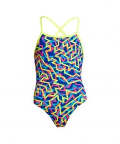 Funkita Noodle Bar | Girls Strapped In One Piece Girls Swimwear