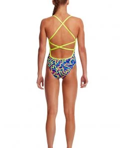 Funkita Noodle Bar | Girls Strapped In One Piece Girls Swimwear