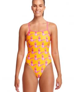 Funkita Women Swimwear Pineapple Punch | Ladies Strapped In One Piece