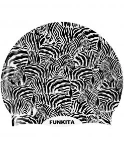 Funkita Zebra Crossing | Silicone Swimming Caps