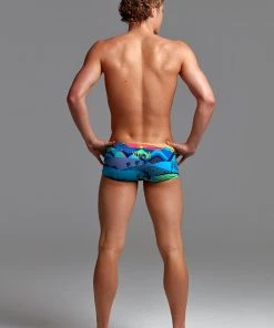 Funky Trunks ALLEZ ALLEZ | MENS PLAIN FRONT TRUNKS Men Swimwear