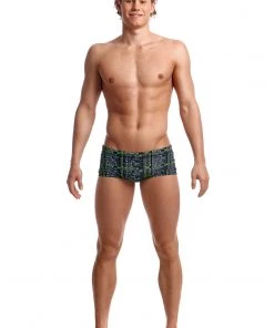 Funky Trunks DEPARTURE BOARD | MENS PLAIN FRONT TRUNKS
