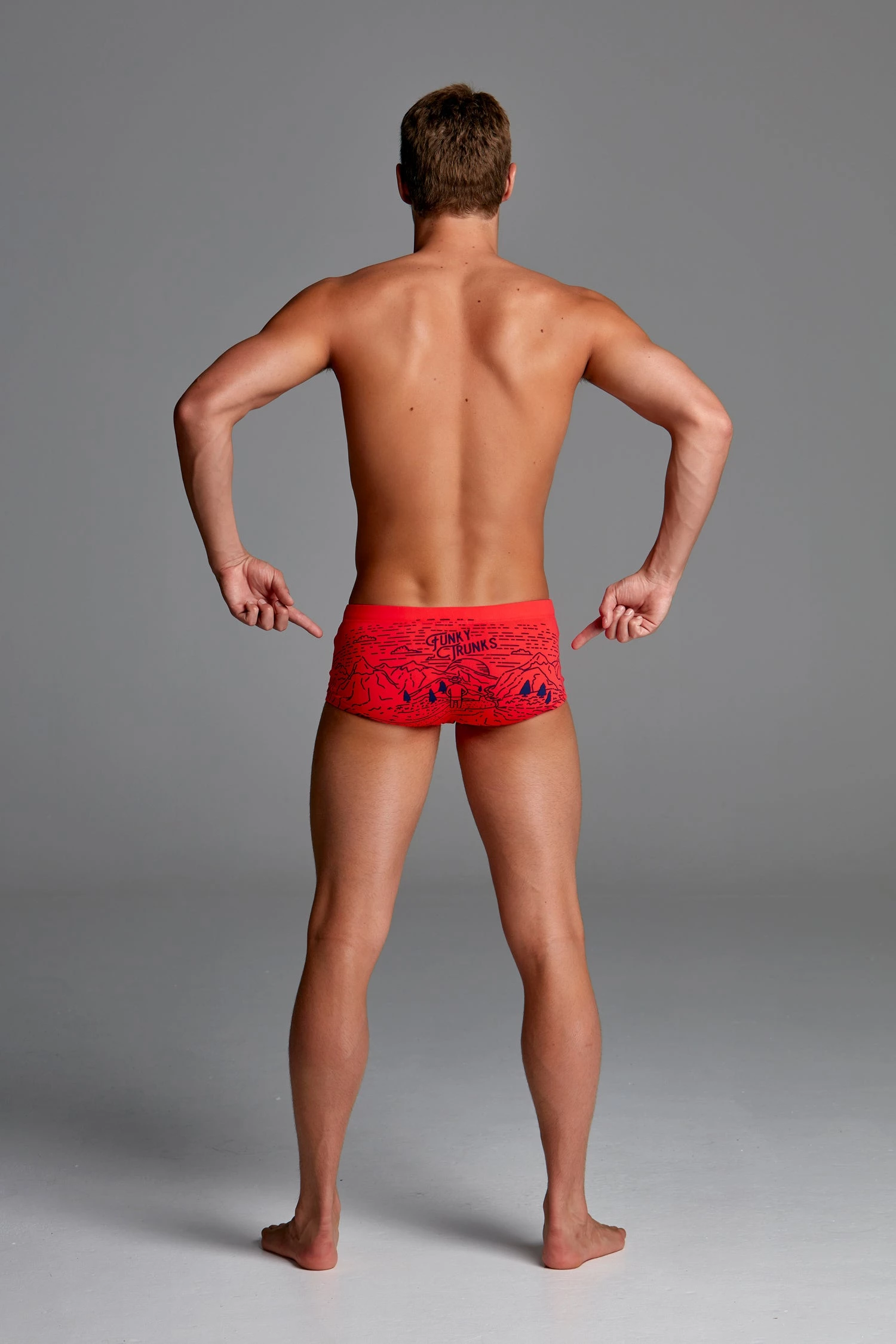 Funky Trunks Men Swimwear INTO THE WILD | MENS PLAIN FRONT TRUNKS