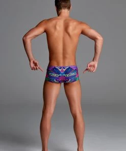 Funky Trunks WOLF PACK | MENS PLAIN FRONT TRUNKS Men Swimwear