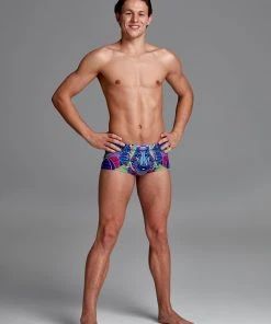 Funky Trunks WOLF PACK | MENS PLAIN FRONT TRUNKS Men Swimwear