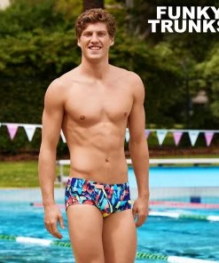 Funky Trunks Blocked Bars | Mens Eco Classic Trunks