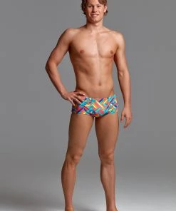 Funky Trunks Panel Pop | Mens Classic Trunks Men Swimwear